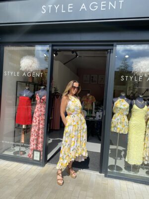 The Lemon Cutaway Dress