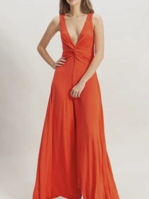 The Kira Knotted Twist Jumpsuit