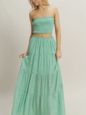The Ella Top & Skirt Set -Two colours