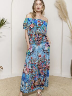 The Alana Bardot Maxi Dress