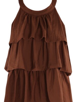 The Ruffled Halter Neck Top