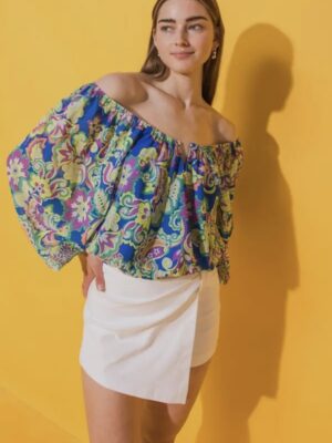 The Dana Bardot Top -Premium Collection