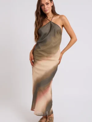 The Ombré Beaded Back Dress