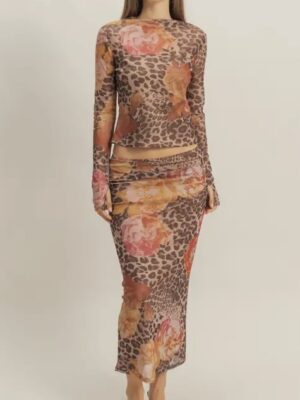The Lola Leopard Floral Set